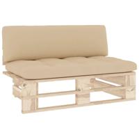 Tuinmiddenbank pallet geïmpregneerd grenenhout - thumbnail