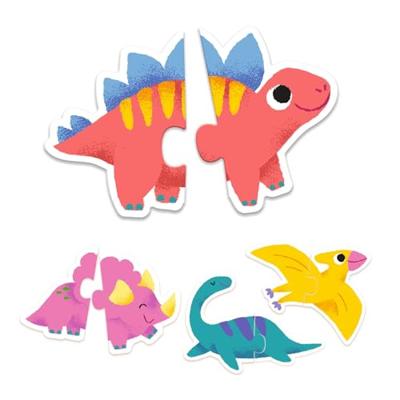 Puzzel Dinos duo - DJECO meerkleurig