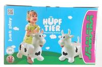 Jamara Bouncing Animal Cow white/black with pump - thumbnail