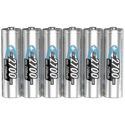 Ansmann 4+2 HR06 Oplaadbare AA batterij (penlite) NiMH 2700 mAh 1.2 V 6 stuk(s)