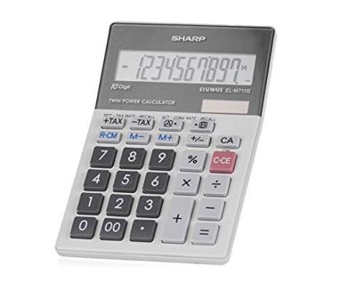 Sharp bureaurekenmachine EL-M711GGY Sharp bureaurekenmachine EL-M711GGY