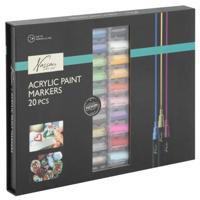 Nassau acryl markerset 20-delig - thumbnail