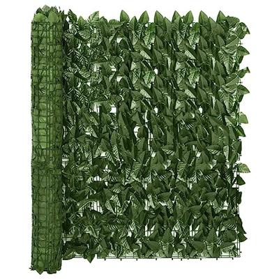 VidaXL Balkonscherm met donkergroene bladeren 600x100 cm VidaXL Balkonscherm met donkergroene bladeren 600x100 cm