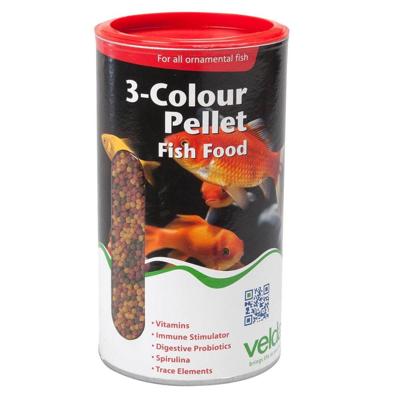 Velda 3-Kleur Pellet Visvoer 880g - Complete Vijvervoeding voor Kleur & Gezondheid