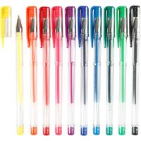 Creativ Company Gelpen, lijndikte 0,8 mm, diverse kleuren, 10 div/ 1 doos - thumbnail