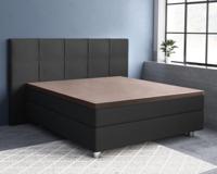 Primaviera Deluxe Topper Satijn Hoeslaken Taupe 180 x 200 cm - thumbnail