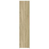 Hoge kast 40x42,5x185 cm bewerkt hout sonoma eikenkleurig - thumbnail