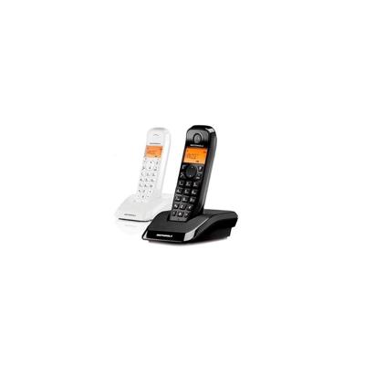 Draadloze telefoon Motorola S1202 Duo Zwart/Wit - thumbnail