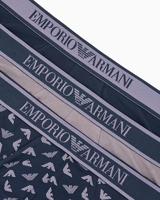 Armani 3-pack slips blauw-grijs met EA print - thumbnail