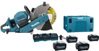 Makita CE002GT401X Accu Doorslijper 355mm 2 x AWS XGT 40V Max 5.0Ah (4st.) - thumbnail