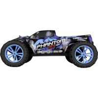 Maverick Phantom MT 1:10 RTR Blauw Brushed 1:10 RC auto Elektro Monstertruck 4WD RTR 2,4 GHz - thumbnail