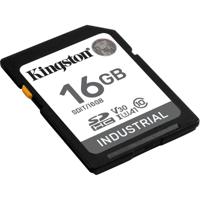 Kingston 16G SDHC Industrial pSLC UHS-I U3 V30 A1 SD-kaart 16GB - thumbnail
