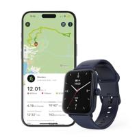 Hama Smartwatch 6010 GPS TFT-Display Telefoonfunctie Waterdicht 1.65 Inch Zwart - thumbnail