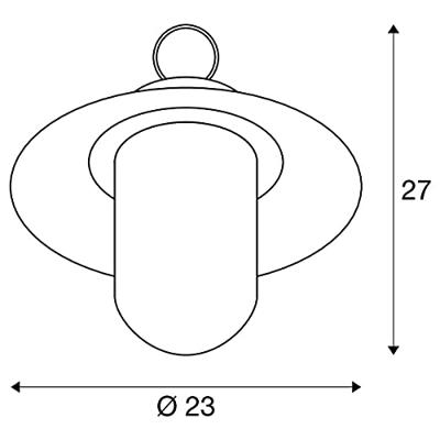 SLV MOLAT 1000821 Hanglamp E27 60 W Antraciet SLV MOLAT 1000821 Hanglamp E27 60 W Antraciet