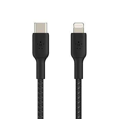 Belkin BOOSTCHARGE gevlochten USB-C naar Lightning kabel