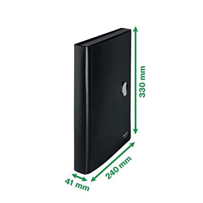 Leitz Recycle projectmap A4, 5 compartimenten, zwart