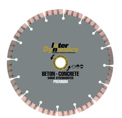 Inter Dynamics Diamantzaag Beton Premium 350x25,4mm - 326350 Inter Dynamics Diamantzaag Beton Premium 350x25,4mm - 326350