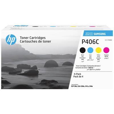 HP Tonercassette CLT-P406C SU375A Origineel Zwart, Cyaan, Magenta, Geel 1500 bladzijden HP Tonercassette CLT-P406C SU375A Origineel Zwart, Cyaan, Magenta, Geel 1500 bladzijden
