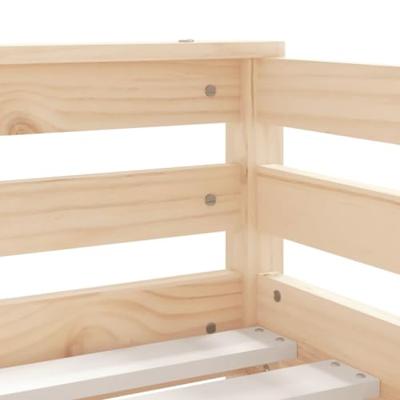 Kinderbedframe met lades 70x140 cm massief grenenhout