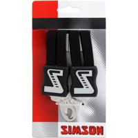 Snelbinder Quattro Simson extra lang met 4 binders - zwart - thumbnail