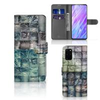 Wallet Case met Pasjes Samsung Galaxy S20 Plus Spijkerbroeken - thumbnail