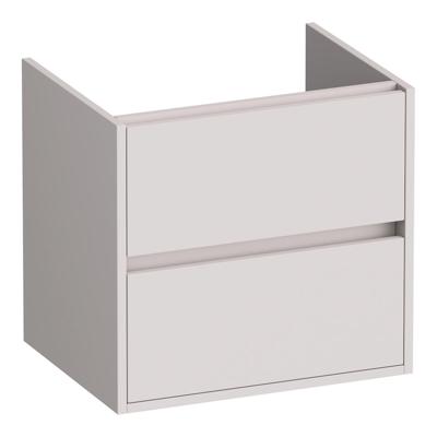 Brauer Adore - Onderkast - 60 cm - met 2 Softclose Lades Greeploos en 1 Sifon Uitsparing - Mat Zand