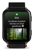 Garmin Venu X1 GPS-smartwatch, helder 2-inch AMOLED-scherm, LED-zaklamp, Lichtgewicht, Ultra dunne horlogebehuizing van 8 mm, Tot wel 8 dagen in smartwatch-modus, ComfortFit nylon bandje, Zwart - thumbnail