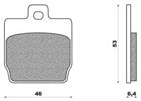 Newfren Schijfremblok fd0251 aerox a - thumbnail