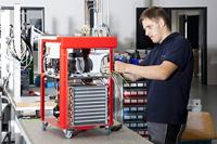 Treston 0830-6 Opslagmagazijn (b x h x d) 400 x 395 x 300 mm Lichtgrijs, Blauw 1 stuk(s) - thumbnail