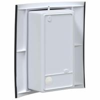 VidaXL Buiten wandlamp 2 pcs zwart 23.5 x 9 x 26 cm - thumbnail