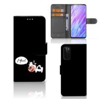 Samsung Galaxy S20 Leuk Hoesje Cow - thumbnail
