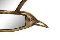 Decoratieve figuren DKD Home Decor Gouden Vogel 32,5 x 3 x 28 cm - thumbnail