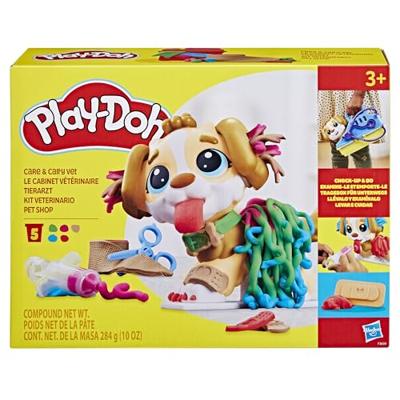 Hasbro Play-doh care n carry dierenarts - klei speelset - thumbnail