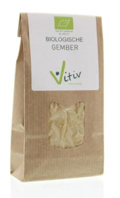 Vitiv Gember gemalen bio 100 Gram Vitiv Gember gemalen bio 100 Gram