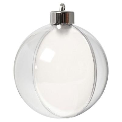 Creativ Company decoratie kerstballen tweedelig, 5st.