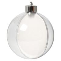 Creativ Company decoratie kerstballen tweedelig, 5st. - thumbnail