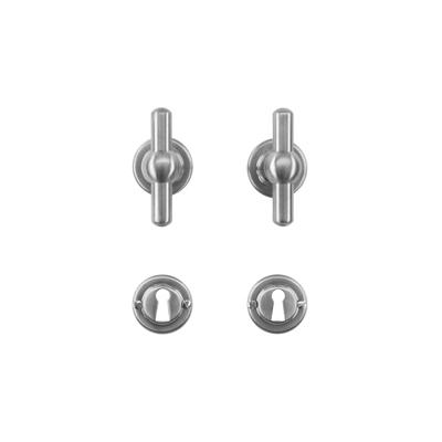 HDD Pro DEURKRUK PRO PETRA OM T+T INOX LOOK