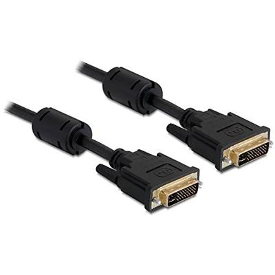 DeLOCK dvi 24+5 kabel (zwart, 1 meter)