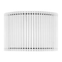 Papieren Gevouwen Lampenkap - Cilindrisch - White - ø30 x 20 cm - E27 fitting - Voor Hanglampen en Tafellampen - Ontworpen voor woonkamer en eetkamer - thumbnail