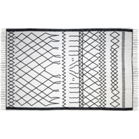 HSM Collection vloerkleed Borris - zwart/wit - 230x160 cm - thumbnail