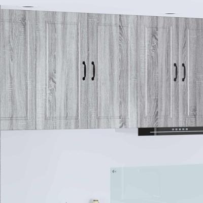 Keukenkast met plank Grijs Sonoma 80 x 31 x 80 cm Bewerkt hout