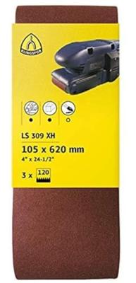 Klingspor Schuurband | lengte 610mm | breedte 100mm korreling 80 | voor hout / metaal | korund | 10 stuks - 4481 4481