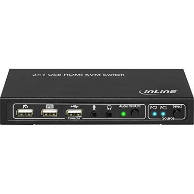 InLine 62602I Zwart KVM-switch InLine 62602I Zwart KVM-switch