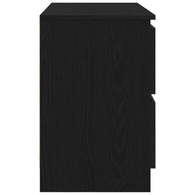 Tv-meubel 80x35x54 cm spaanplaat zwart