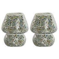 Bureaulamp Home ESPRIT Groen Hemelsblauw 25 W 220 V (2 Stuks) - thumbnail