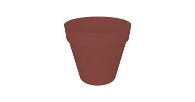 Elho pot loft urban rond D20cm - brique