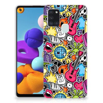 Samsung Galaxy A21s | Sillicone Back Cover | Punk Rock