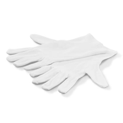 Hama katoenen handschoenen maat m 1 paar wit