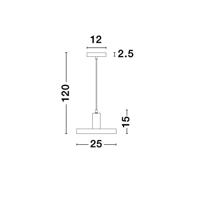 Lyora Design hanglampGarni enkel goud - 9417050 - thumbnail