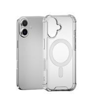 4Smarts Hybrid Case Ibiza Backcover Apple iPhone 16 Transparant Inductieve lading - thumbnail
